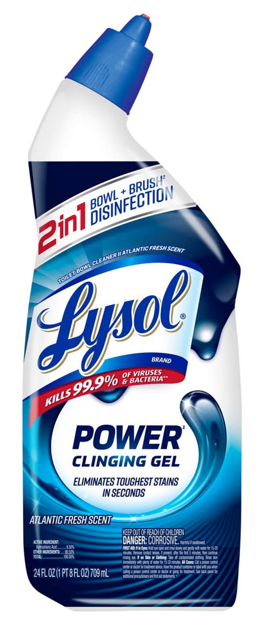 Lysol Power Atlantic Fresh Scent Clinging Gel
