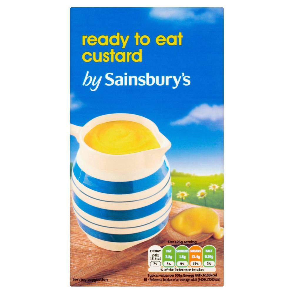 Sainsbury's Ready To Eat Custard 1kg