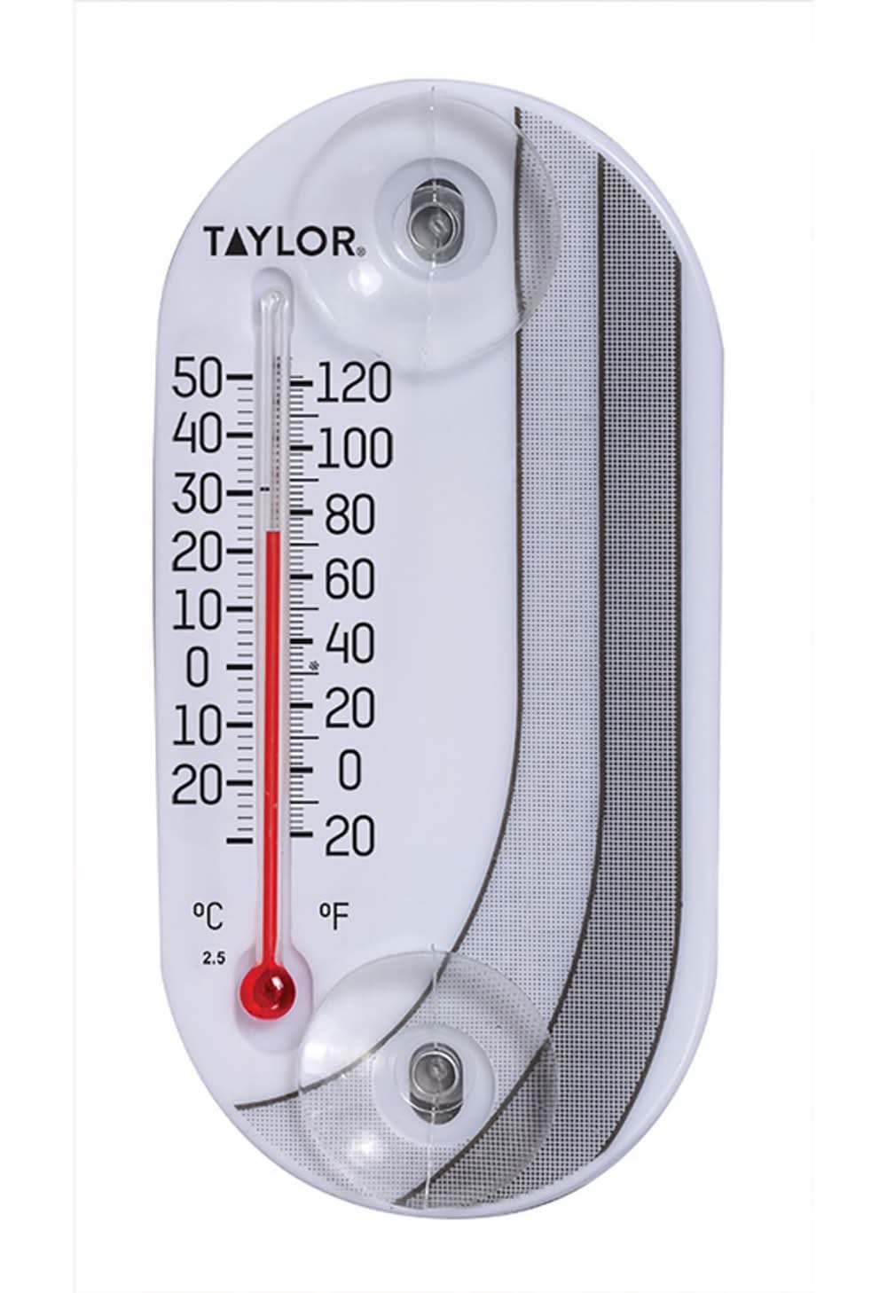 Taylor Tube Thermometer Plastic White 4 In.