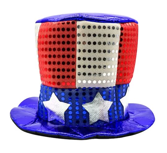 Red, White & Blue Top Hat By Celebrate It