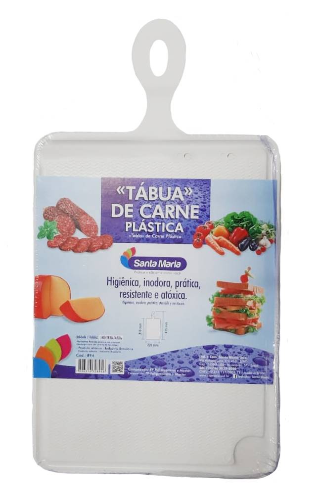 Santa maria tábua para carne plástica grande (1 unidade)