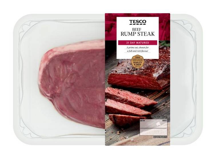 Tesco Beef Rump Steak 255g (395526)