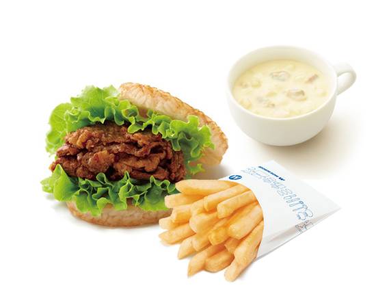 モスライスバーガー焼肉＋70円ドリンクセット