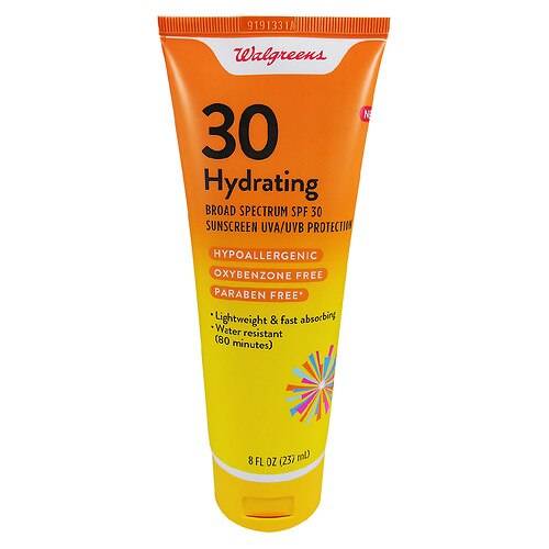 Walgreens Hydrating Sunscreen Lotion SPF 30 - 8.0 OZ