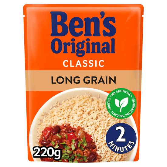 Ben's Original Classic Long Grain Microwave Rice 220g