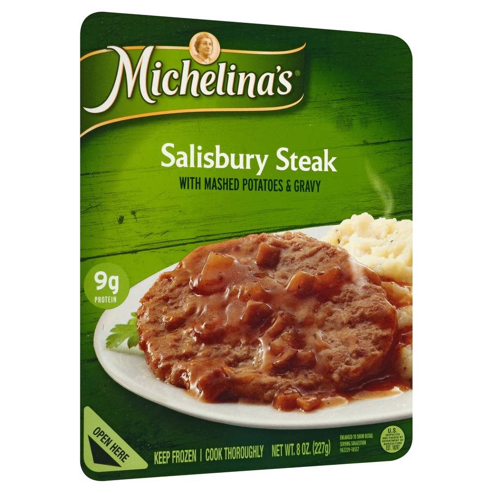 Michelina's Salisbury Steak With Mashed Potatoes & Gravy (8 oz)