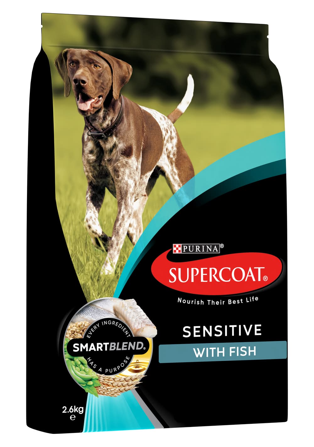 Supercoat Smartblend With Fish Adult Dog Food (2.6kg)
