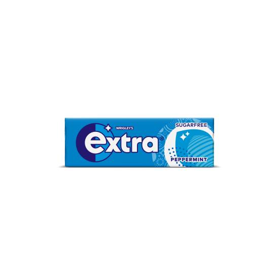 Wrigley's Extra Peppermint Chewing Gum Sugar Free 10 Pieces 14g