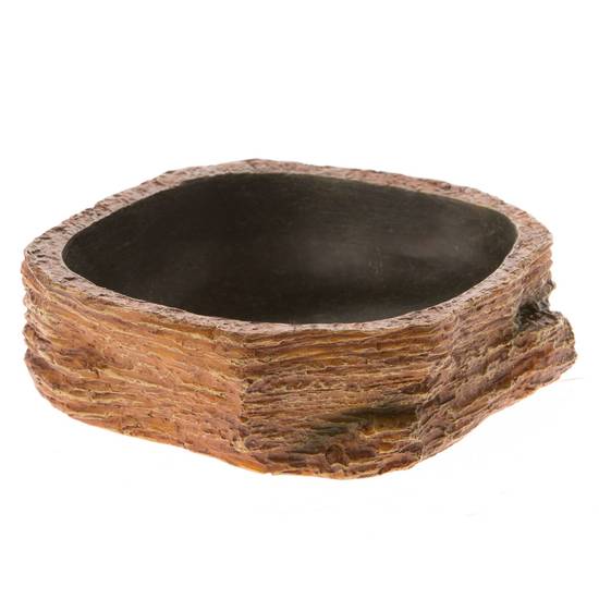 Thrive Brown Reptile Bowl (Color: Brown, Size: Small)