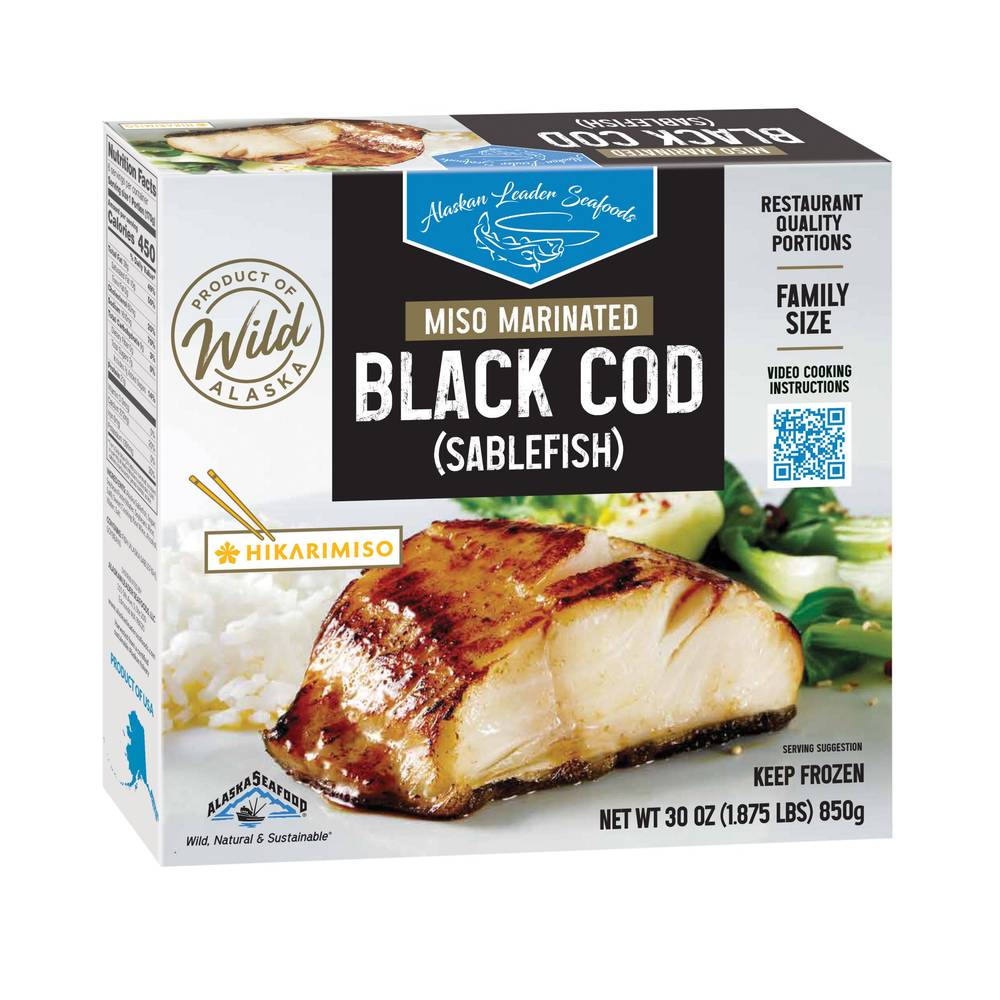 Alaskan Leader Miso Marinated Sablefish Seafoods (blacked cod)