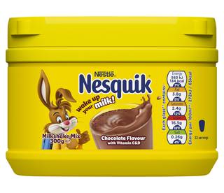 Nesquik Chocolate Flavoured Milkshake Powder 300g Tub