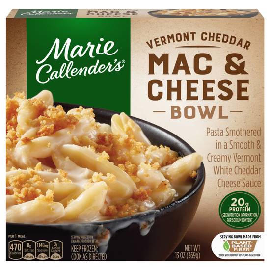 Marie Callender's Creamy Vermont Mac and Cheese Bowl