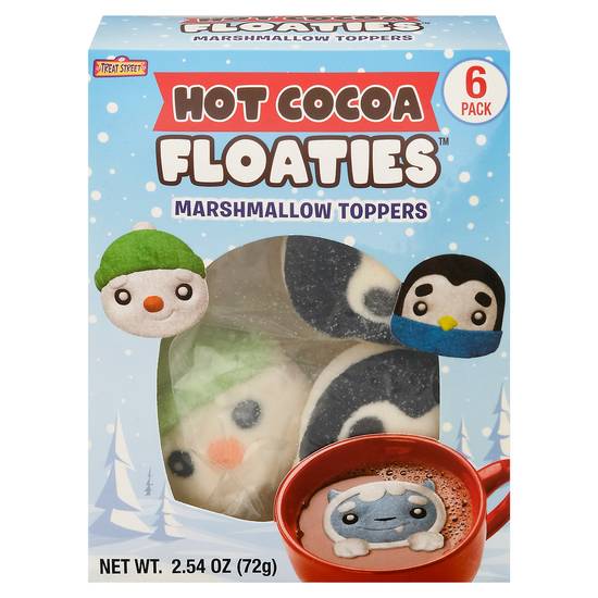 Treat Street® Hot Cocoa Floaties™ Marshmallow Toppers, 6ct.