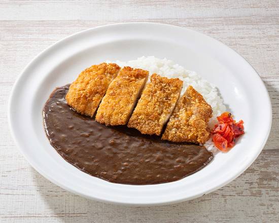 ガストうすカツブラックカレー Gusto’s Black Curry with Thin Pork Cutlet