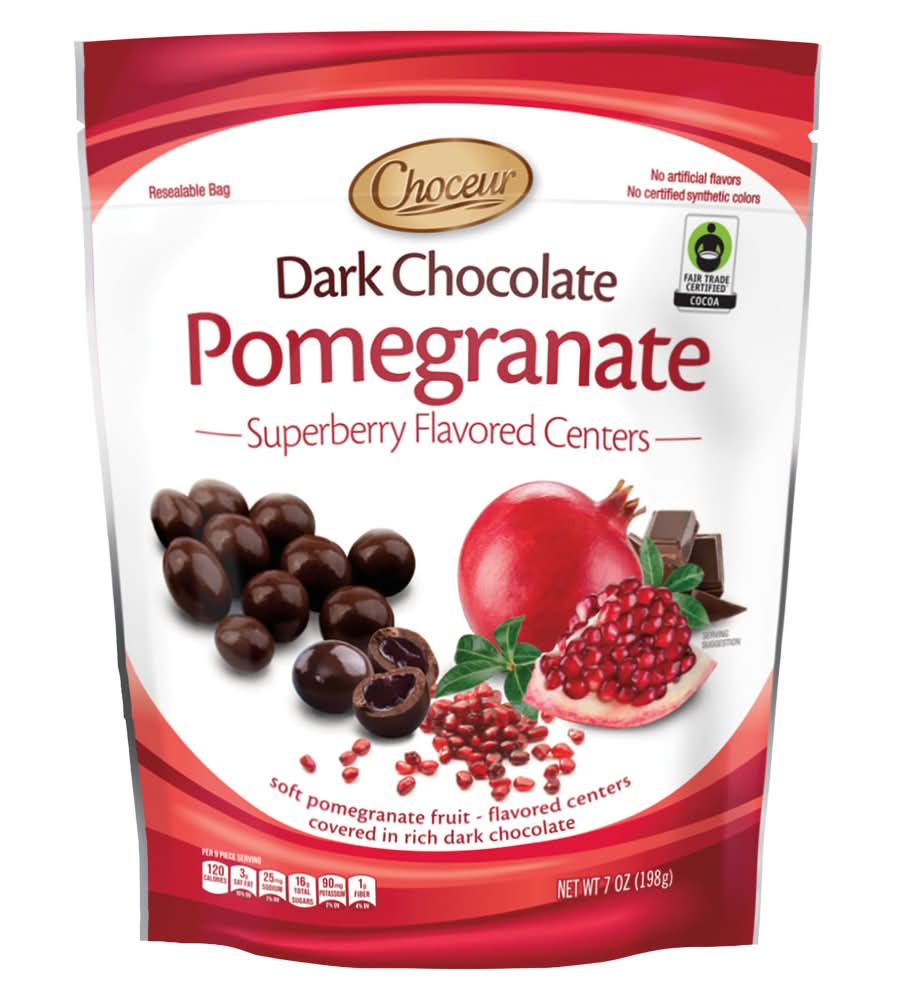 Choceur Dark Chocolate Superberries Pomegranate (7 oz)
