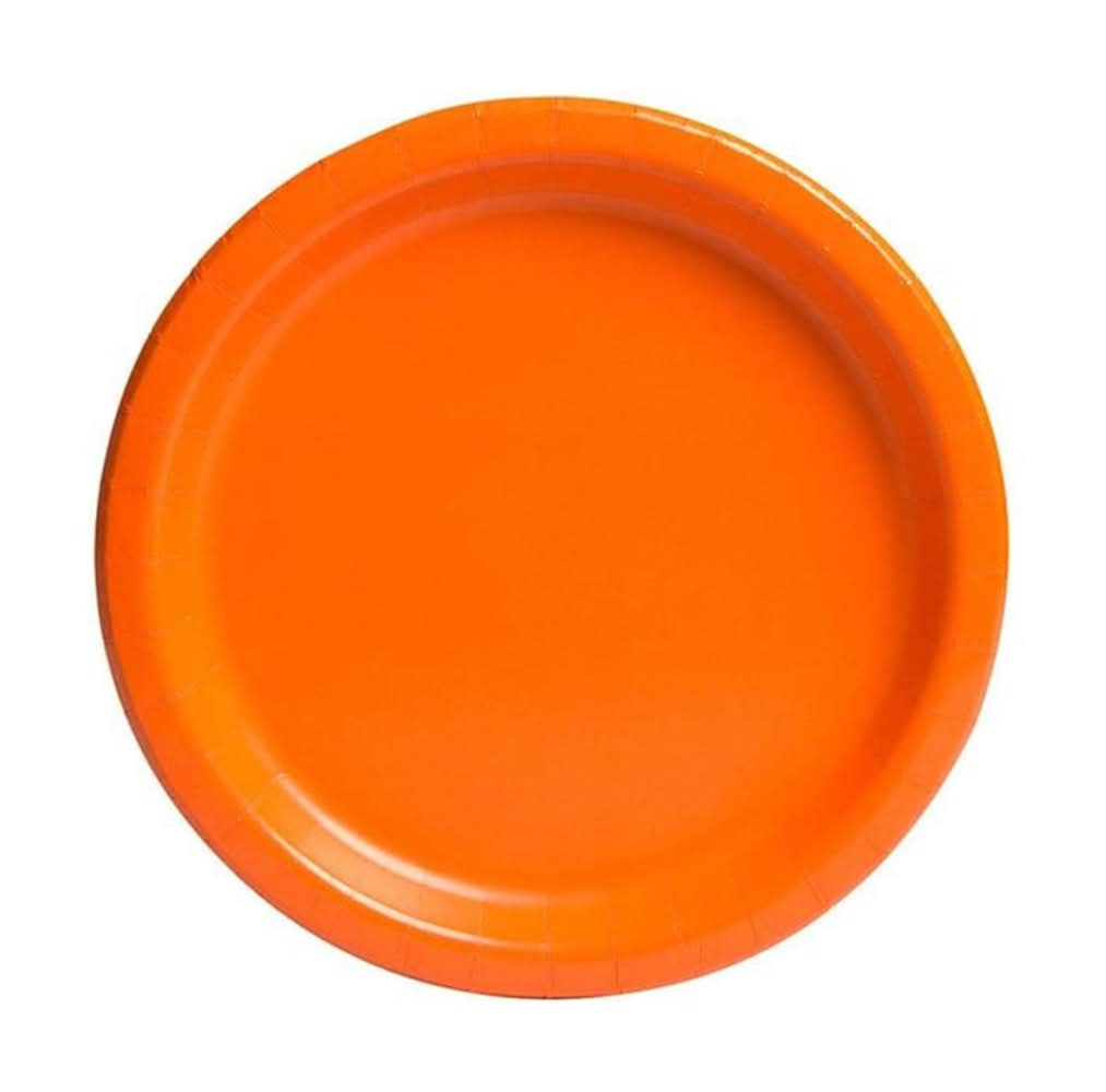 321 Party! 7" Orange Party Plates 16 Ct