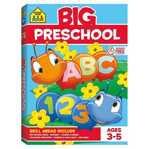 School Zone Big Preschool Workbook - 1.0 ea