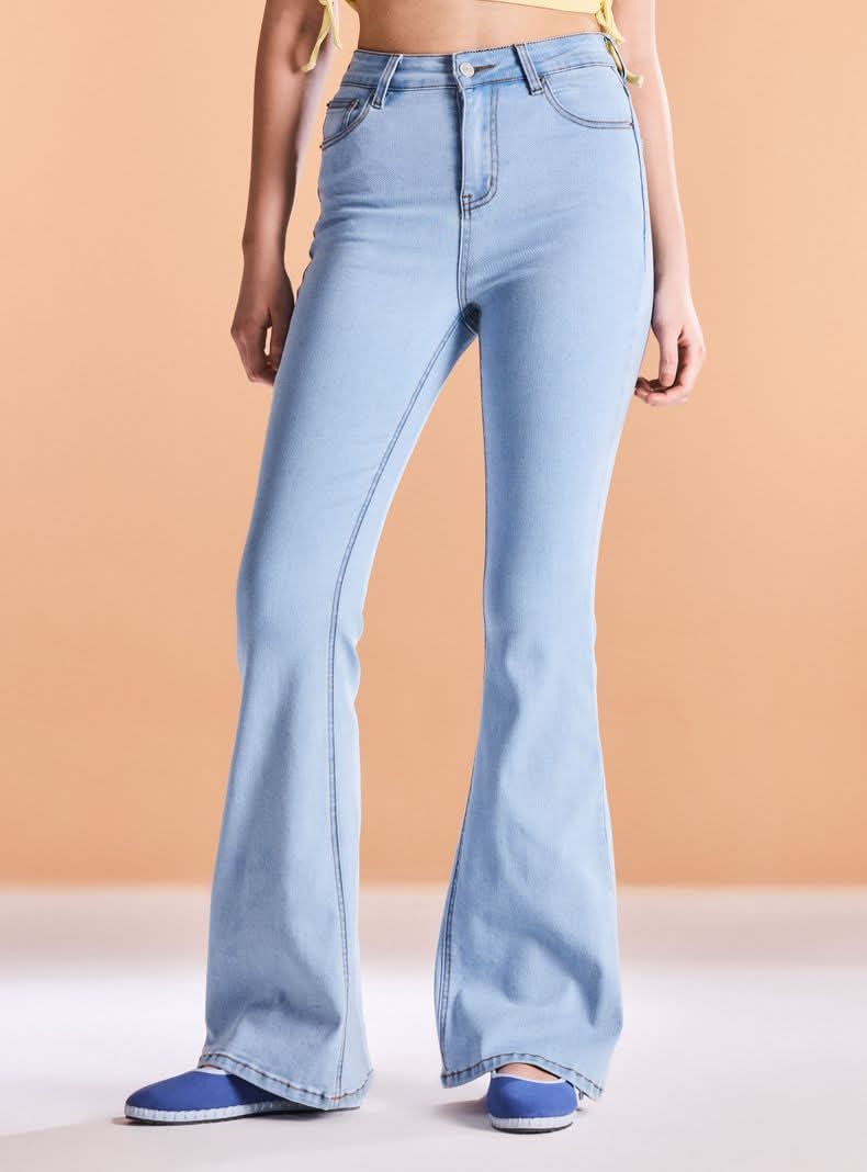 Flared Opposite Opposite Jeans flare lavados vintage de entrega cerca de mí | Haz un ...