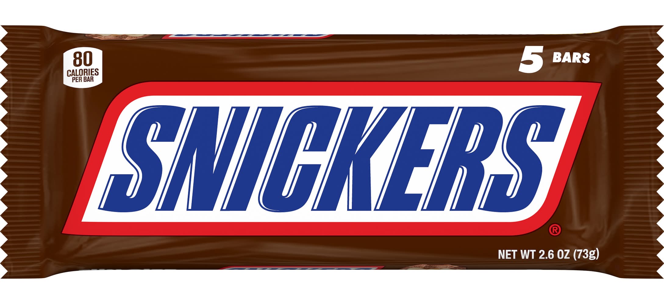Snickers Fun Size Milk Chocolate Candy Bars (5 x 2.6 oz)