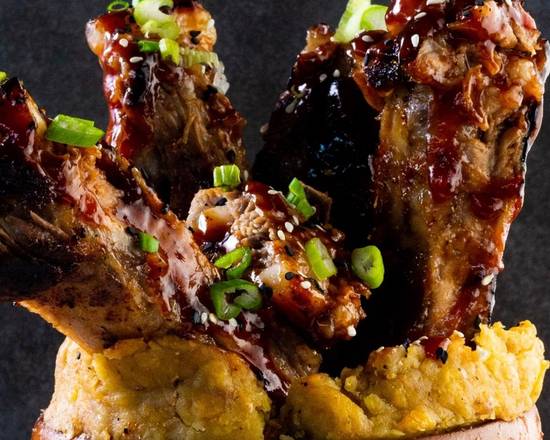 Passion fruit BBQ ribs