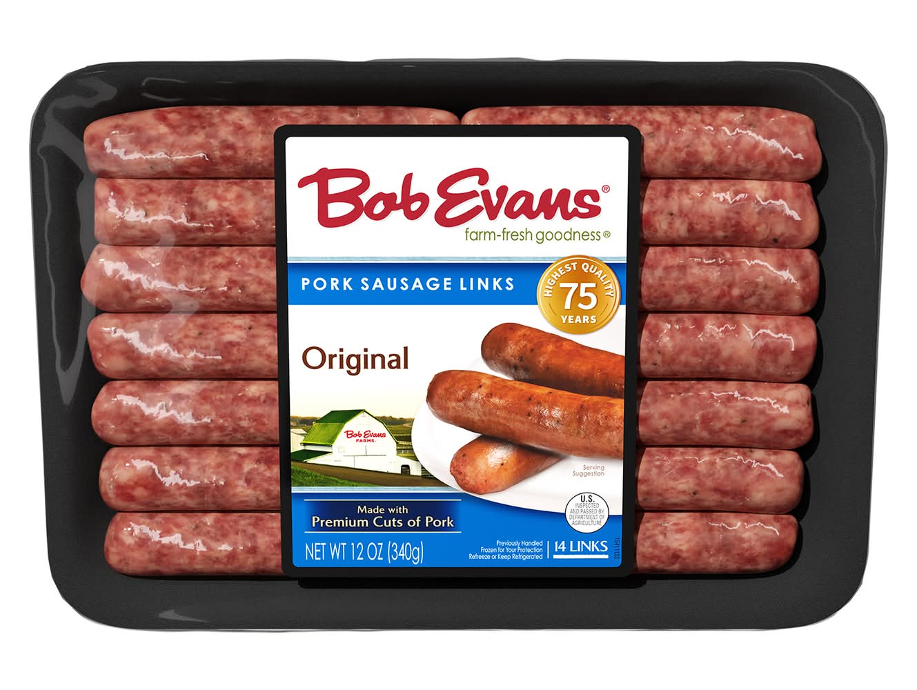 Bob Evans Pork Sausage Links (12 oz, 14 ct)