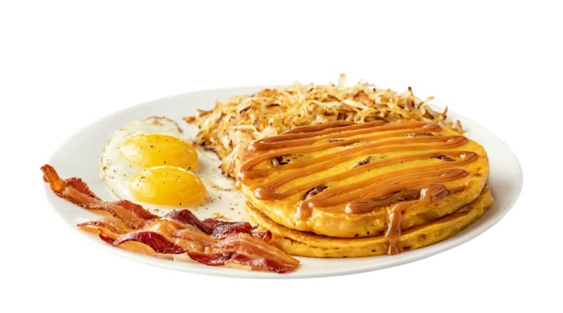 NEW! Pumpkin Pecan Pancake Slam