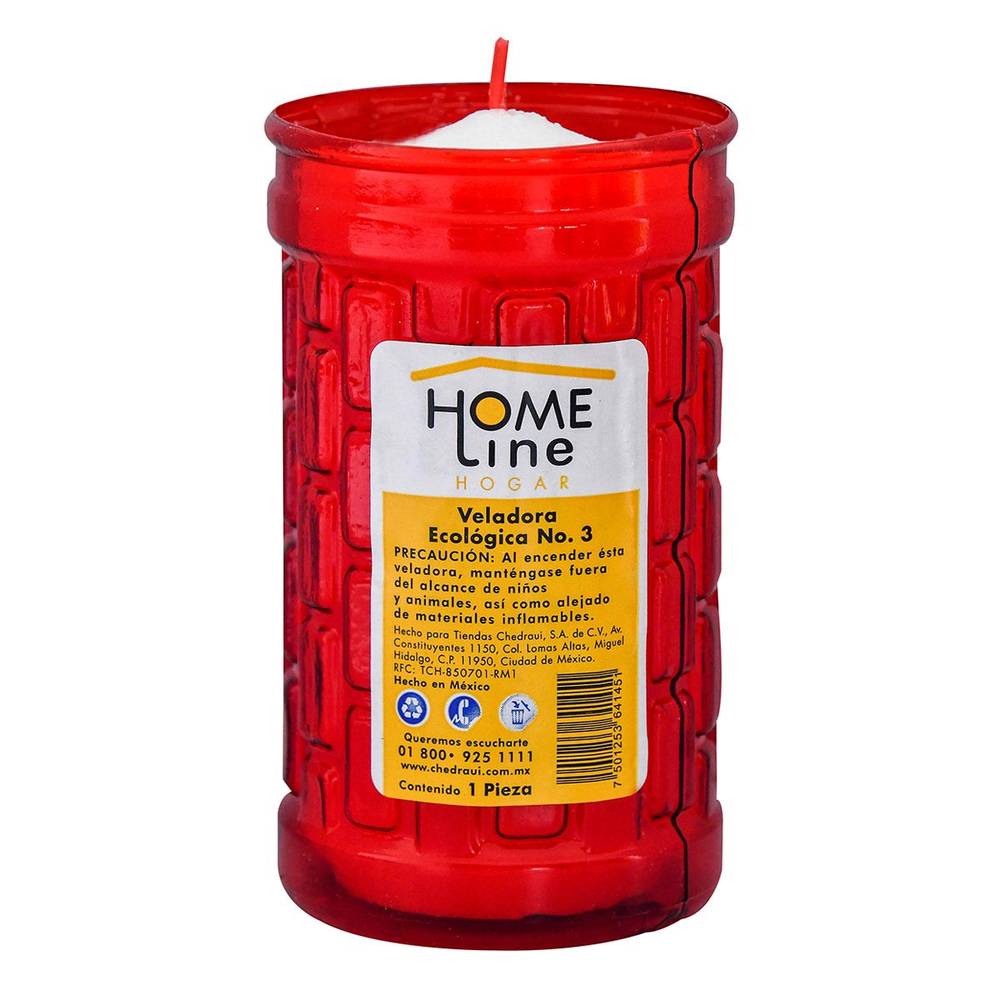 Home Line · Veladora ecológica luminosa #3 (225,61 g)