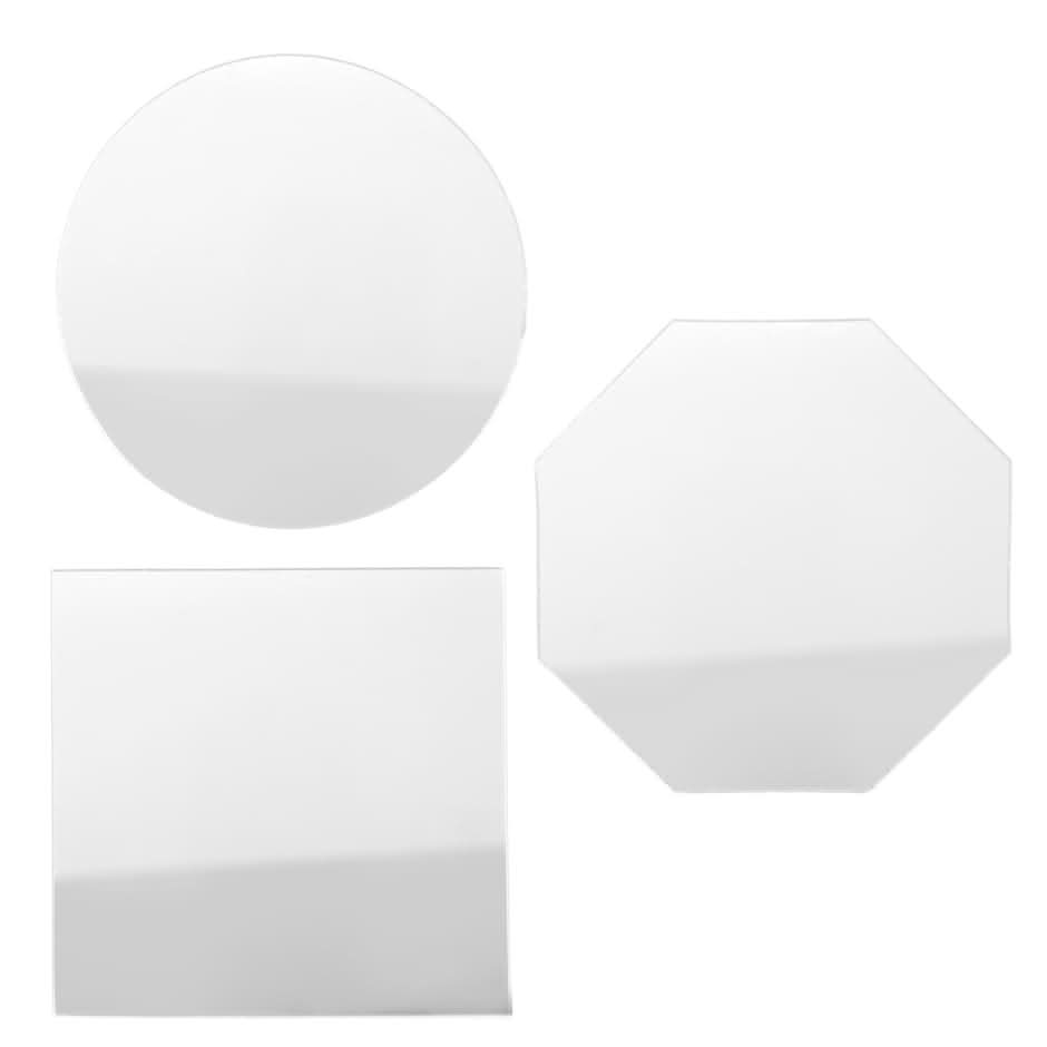 Luminessence Glass Mirror Candleholders, 4.5x4.5 in.