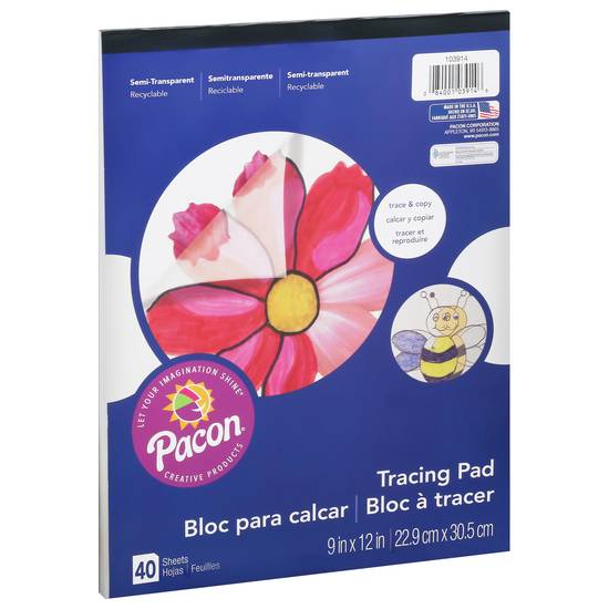 Pacon Art Street Drawing Paper Tracing Pad (40 ct)