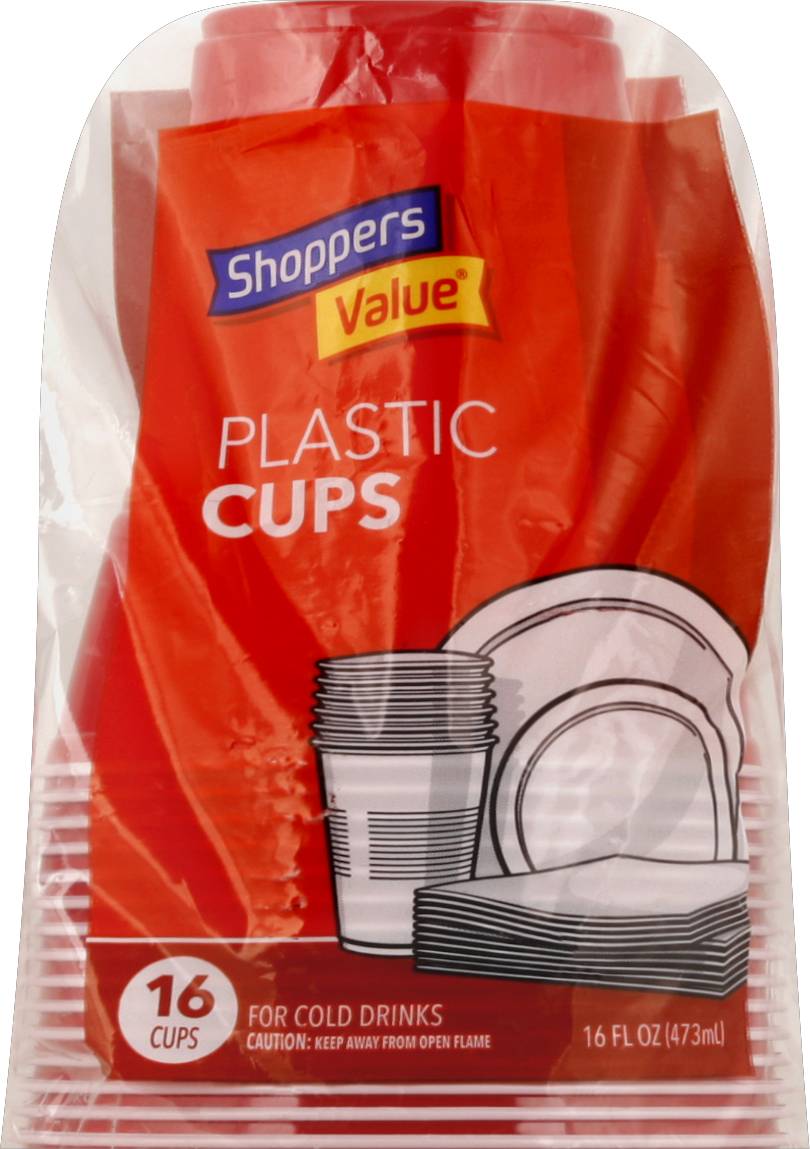 Shoppers Value Plastic Cups