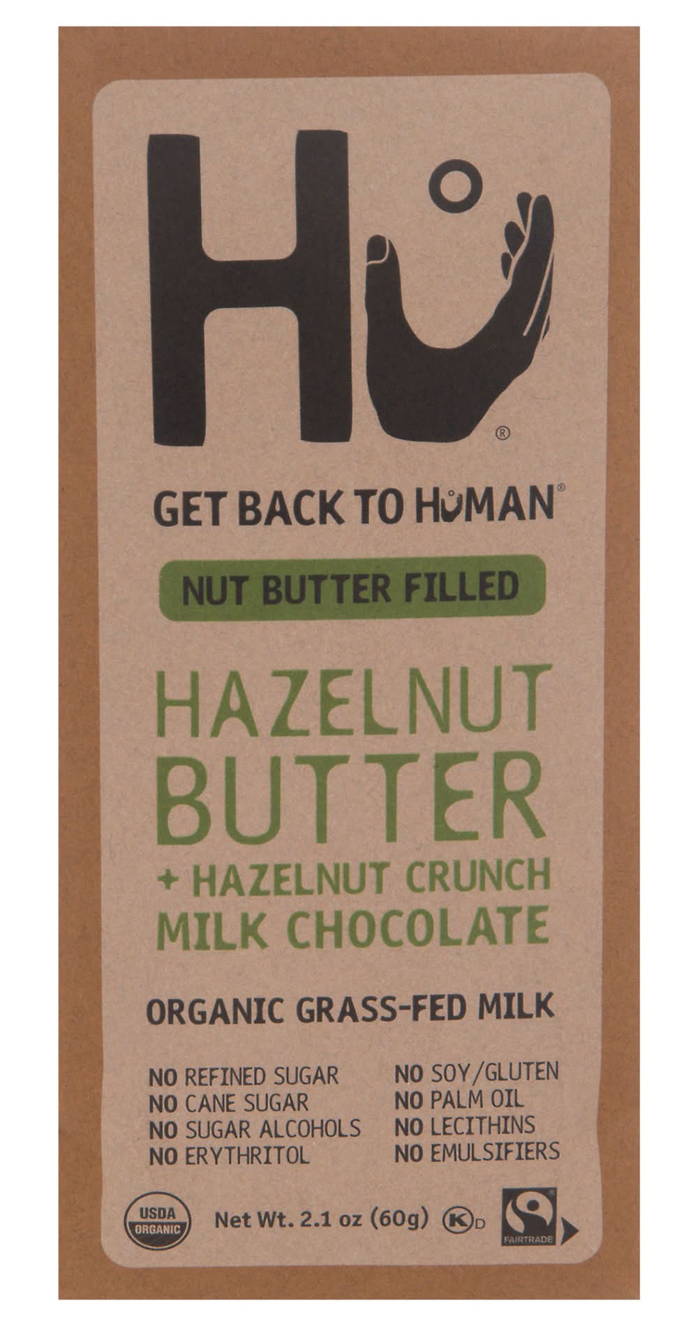 Hu Crunch Milk Chocolate, Hazelnut Butter (2.1 oz)