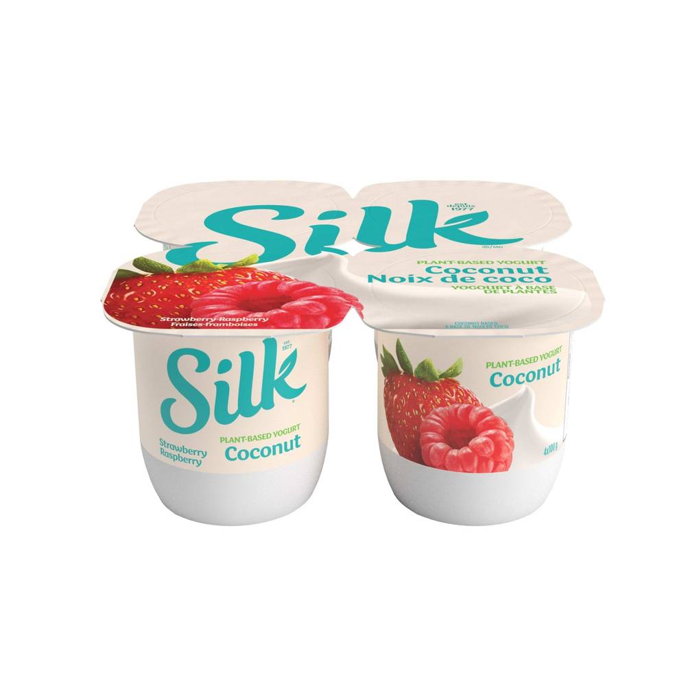 Silk Plant Based Coconut Yogurt (strawberry-raspberry)