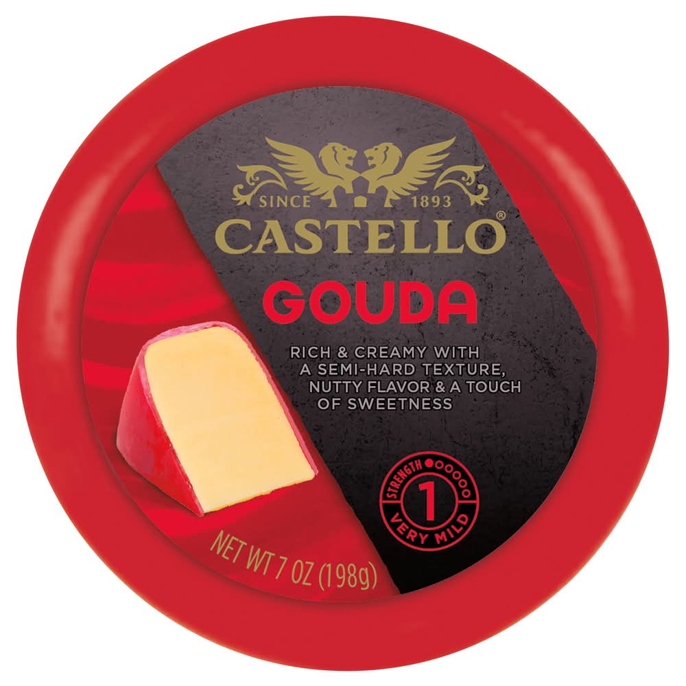 Castello Very Mild Cheese, Gouda (7 oz)
