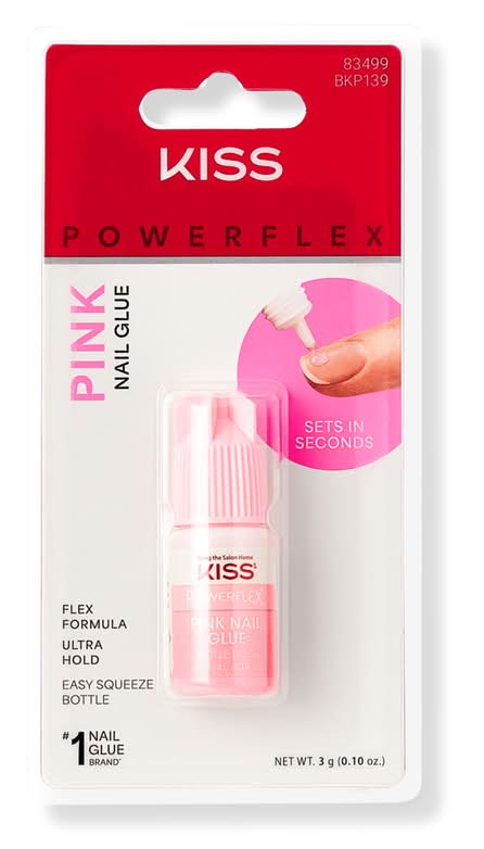 KISS Powerflex Pink Nail Glue 0.10 oz