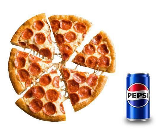 Pizza Tradicional Combo 🍕🥤 (Queso o Pepperoni)