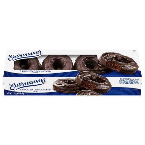 Entenmann's Frosted Devil's Food Donuts (8 ct)