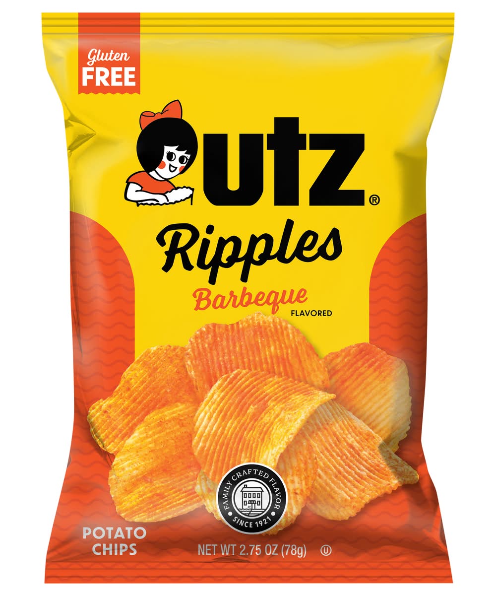 Utz Ripples Barbeque Flavored Potato Chips (2.75 oz)