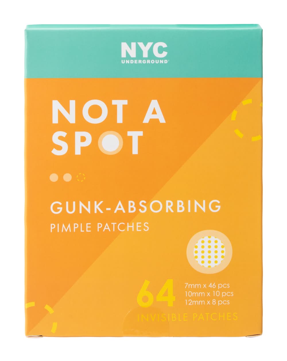 NYC Underground® Not A Spot Gunk-Absorbing Pimple Patches 64-Count