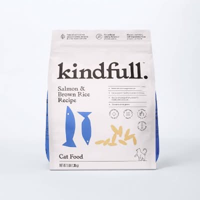 Kindfull Salmon and Brown Rice Recipe Dry Cat Food (3 lbs)