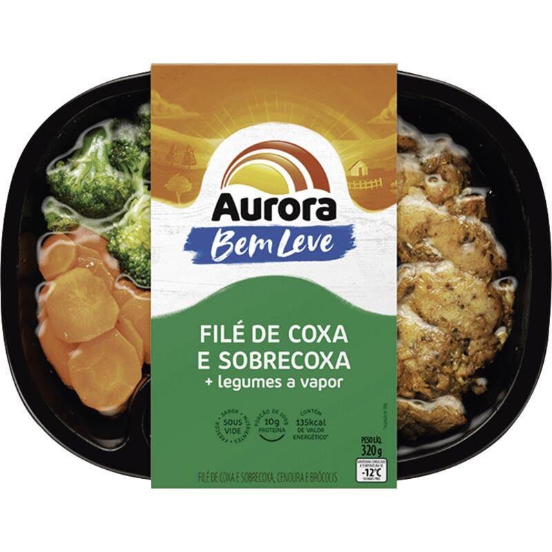Aurora Filé de coxa e sobrecoxa + legumes a vapor Bem Leve (320 g)