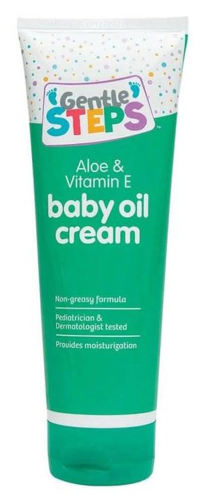 Gentle Steps Baby Oil Cream Aloe & Vitamin E 6.5 Oz