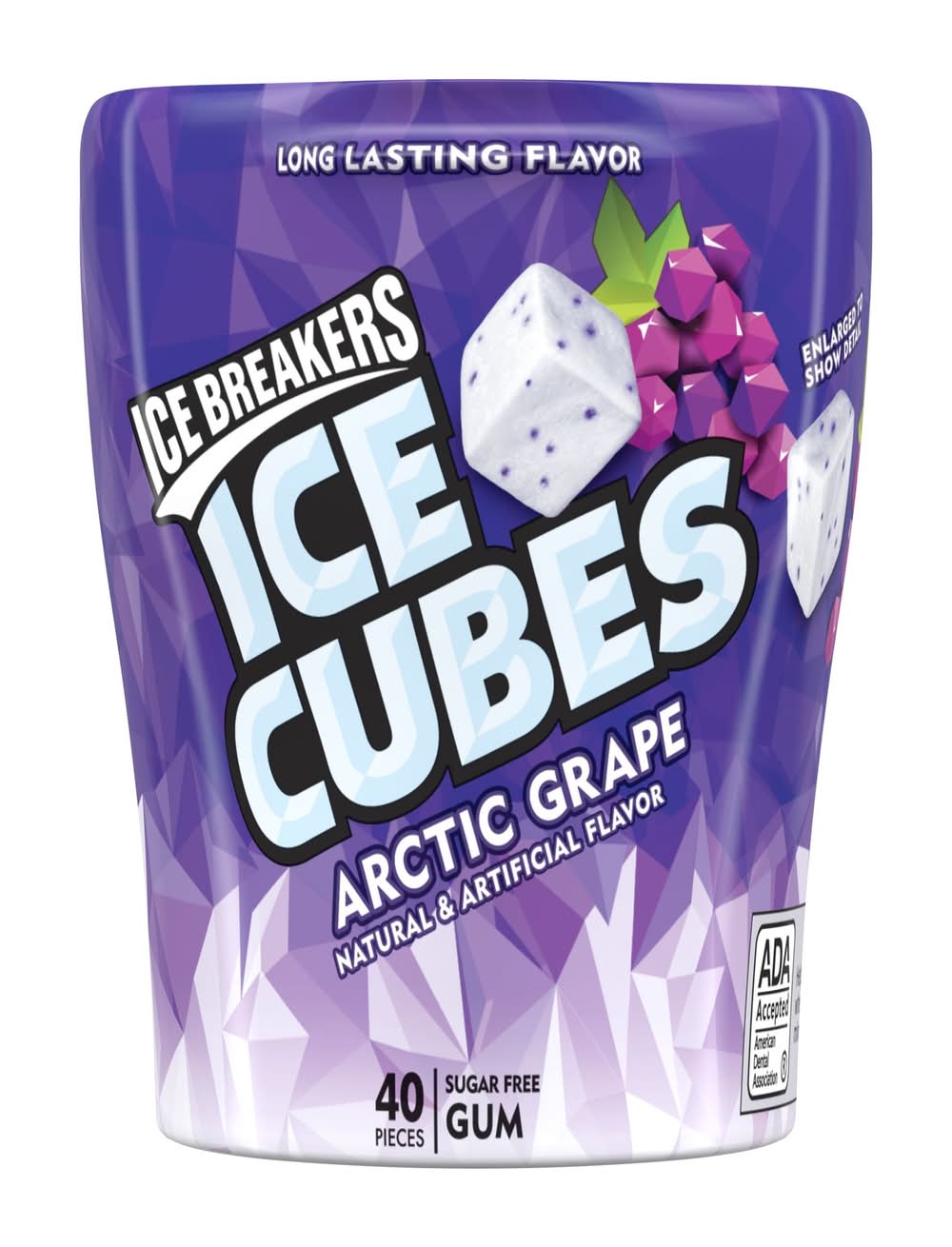 Ice Breakers® Ice Cubes Sugar Free Gum - Arctic Grape 40 Pieces