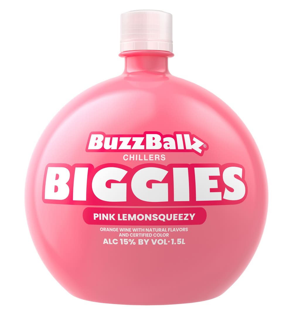 BuzzBallz Biggies Cocktail, Pink Lemonsqueezy (1.5 L)