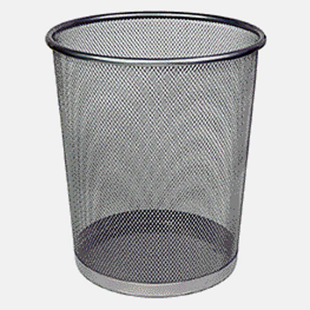 Metal Mesh Trash Bin Assorted Colours