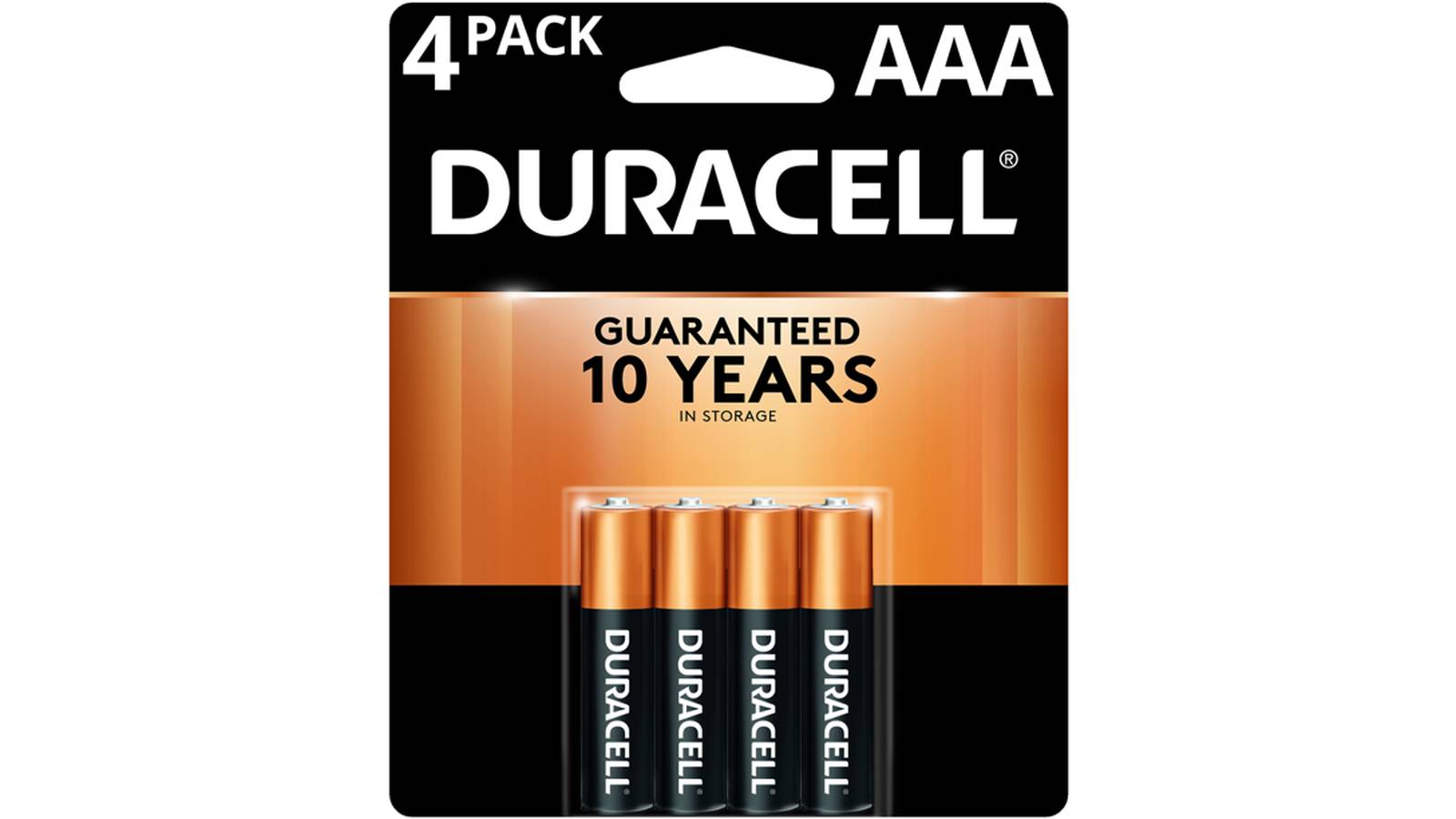 Duracell Coppertop AAA 4PK Batteries