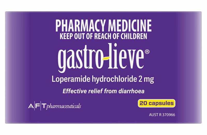 Gastro-Lieve Loperamide Hydrochloride 2mg 20s