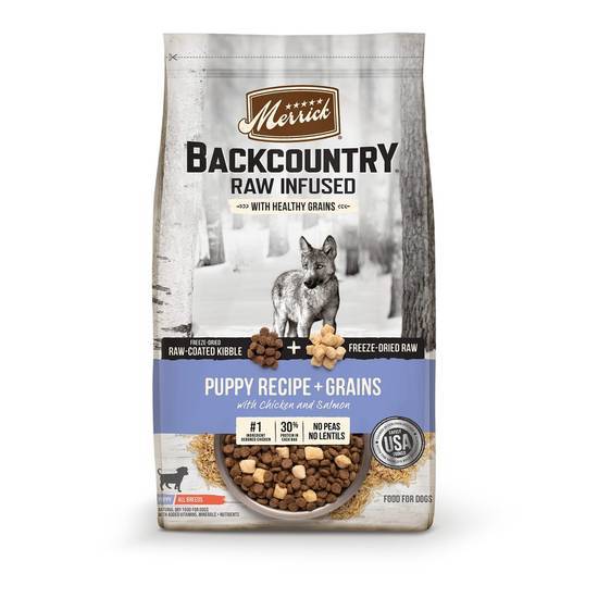 Merrick Backcountry High Protein Freeze-Dried Puppy Recipe Dry Dog Food (10 lbs)