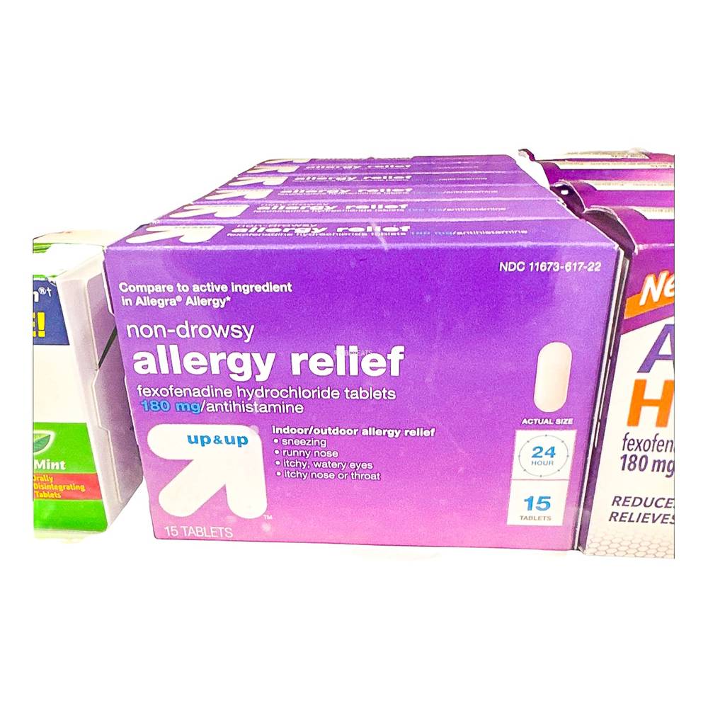 Up & Up Fexofenadine Hydrochloride Allergy Relief Tablets