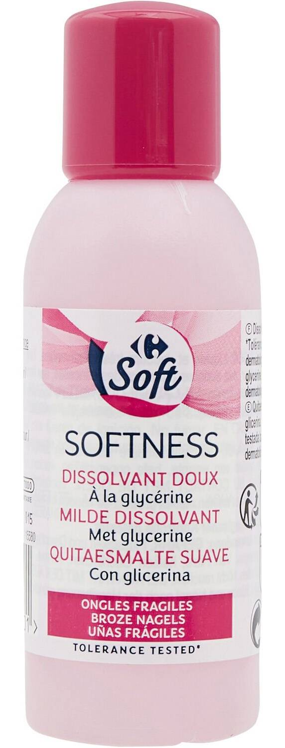 Carrefour Soft - Dissolvant doux à la glycérine (60ml)