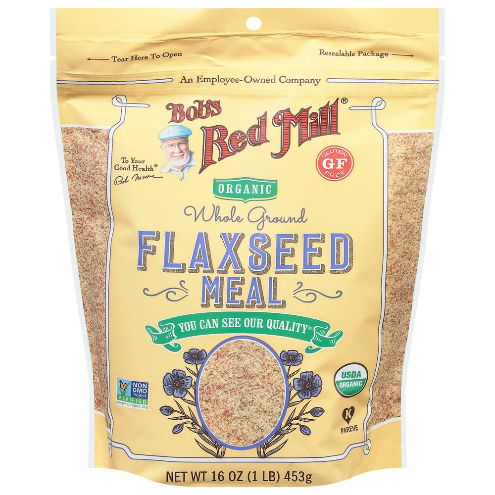 Bob's Red Mill Organic Whole Ground Flaxseed Meal